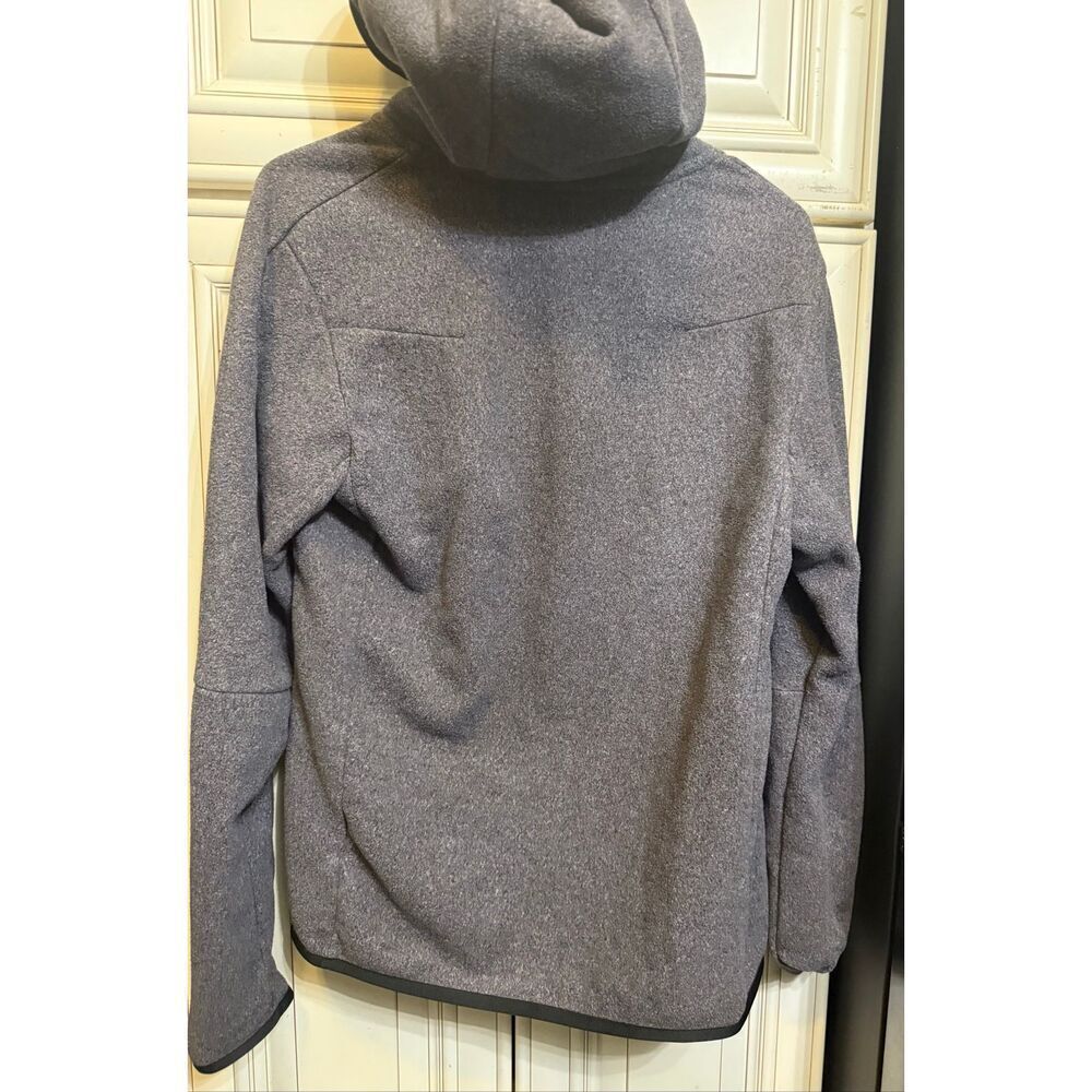 Nike Youth Fleece Sportswear Tech Fleec Full Zip Winterized Hoodie Gray Size XS